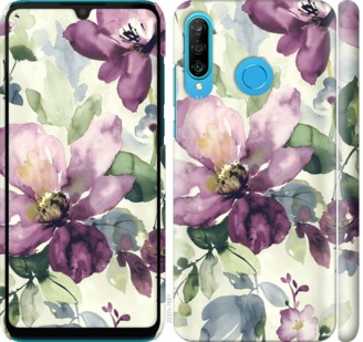 

Чохол Квіти аквареллю на Huawei P30 Lite 701717