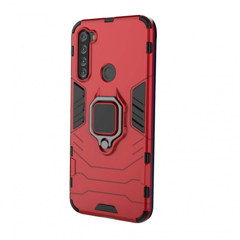Фото Ударостійкий чохол Transformer Ring for Magnet на Xiaomi Redmi Note 8T (Червоний / Dante Red) на vchehle.ua