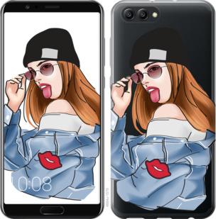 

Чехол Девушка v3 для Huawei Honor V10 / View 10 843157