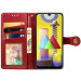 Фото Шкіряний чохол-книжка GETMAN Gallant (PU) для Oppo A15s / A15 (Червоний) на vchehle.ua