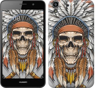 

Чехол Череп индейца для Huawei Y6 641286