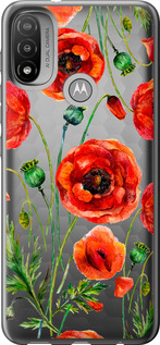 

Чохол Намальовані маки на Motorola E20 1633965