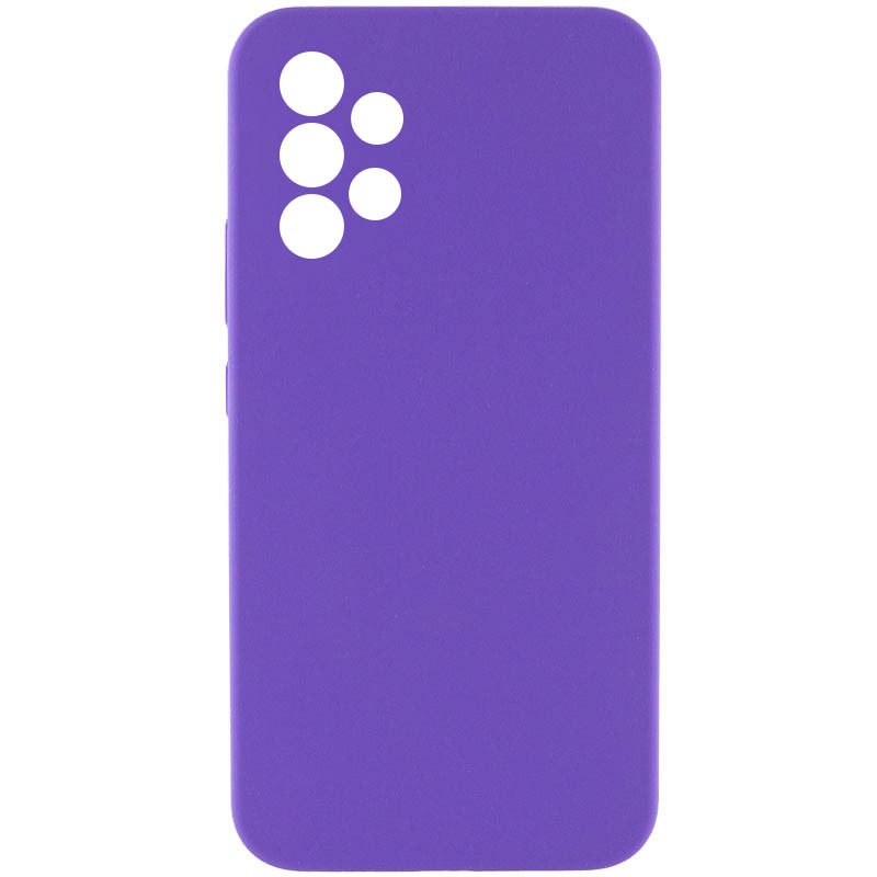 Чохол Silicone Cover Lakshmi Full Camera (AAA) на Samsung Galaxy A33 5G (Фіолетовий / Amethyst)