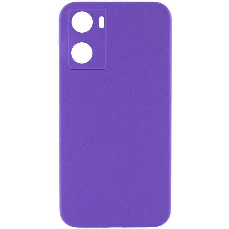 Чохол Silicone Cover Lakshmi Full Camera (AAA) на Oppo A57s / A77s (Фіолетовий / Amethyst)