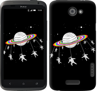 Чехол Лунная карусель для HTC One X+
