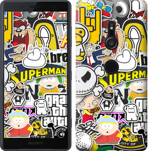 

Чехол Popular logos для Sony Xperia XZ2 H8266 628006