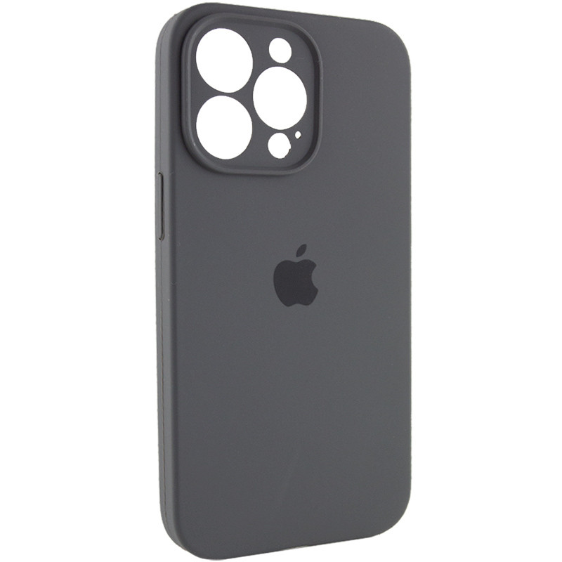 Фото Чехол Silicone Case Full Camera Protective (AA) для Apple iPhone 14 Pro Max (6.7") (Серый / Dark Gray) на vchehle.ua