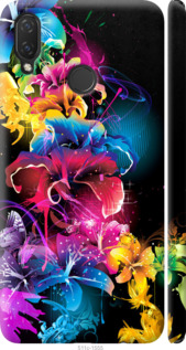 

Чехол Абстрактные цветы для Huawei P Smart+ 982758