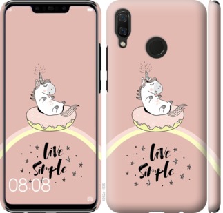 

Чехол Единорожка в пончике для Huawei Nova 3 719497