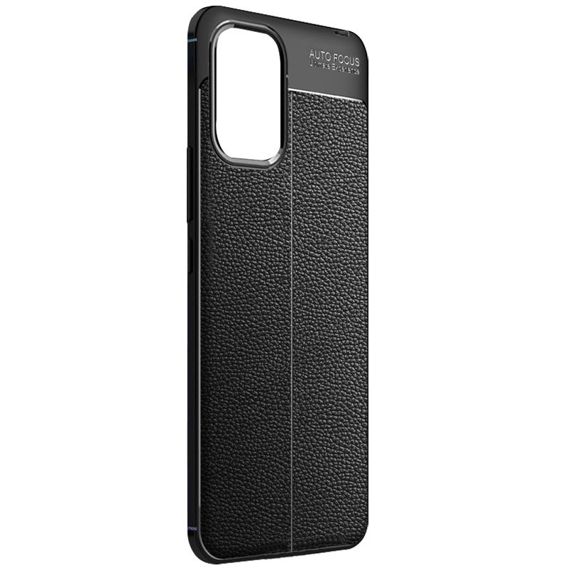 

TPU чехол фактурный (с имитацией кожи) для Xiaomi Mi 10 Lite (Черный) 906732