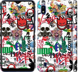 

Чохол Many different logos на Samsung Galaxy A10 2019 A105F 710340