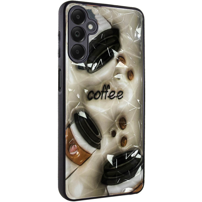 TPU+PC чохол Prisma Plushie на Samsung Galaxy A25 5G (Coffee)