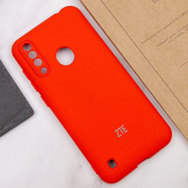 Чехол Silicone Cover My Color Full Camera (A) для ZTE Blade A7 Fingerprint (2020) (Красный / Red) в магазине vchehle.ua