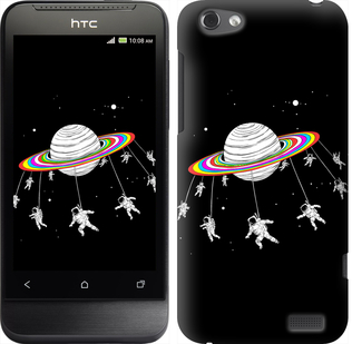 

Чехол Лунная карусель для HTC One V t320e 638606
