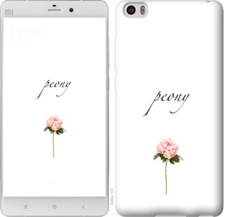 

Чехол Пион для Xiaomi Mi Note 754589