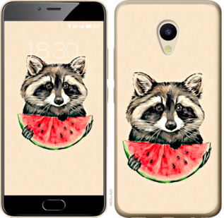 

Чехол Енотик с арбузом для Meizu M5 799846