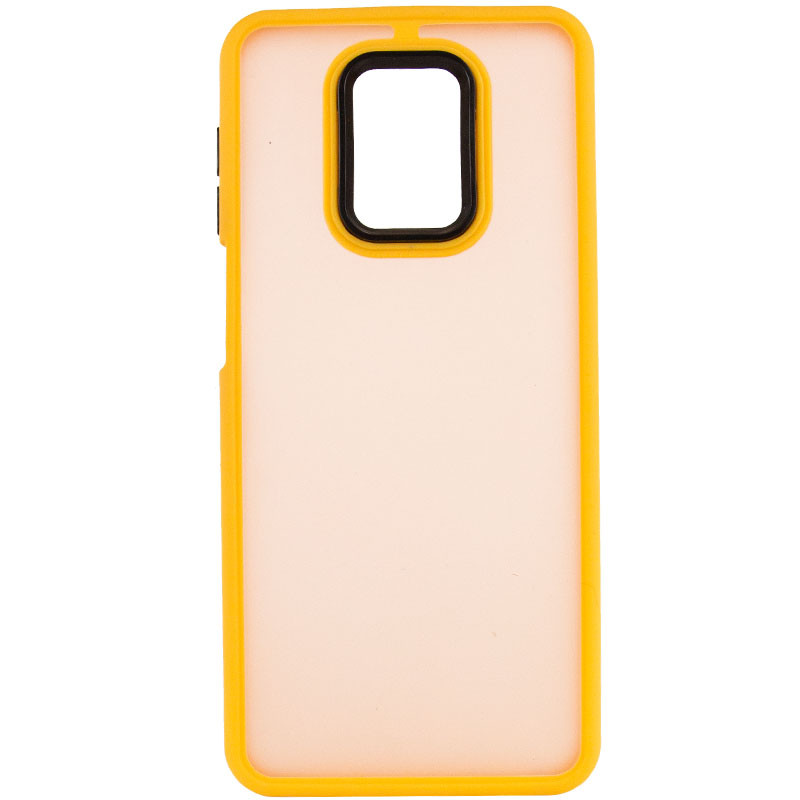 Фото Чехол TPU+PC Lyon Frosted для Xiaomi Redmi Note 9s / Note 9 Pro / Note 9 Pro Max (Orange) на vchehle.ua