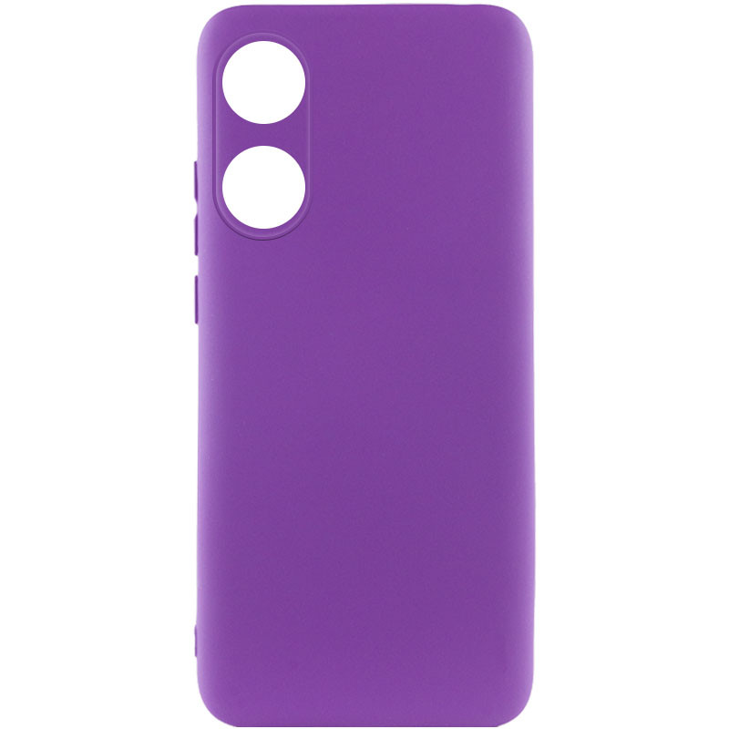 Чохол Silicone Cover Lakshmi Full Camera (A) на Oppo A78 4G (Фіолетовий / Purple)