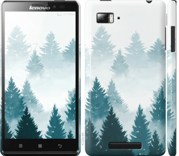 

Чехол Акварельные Елки для Lenovo Vibe Z K910 862563