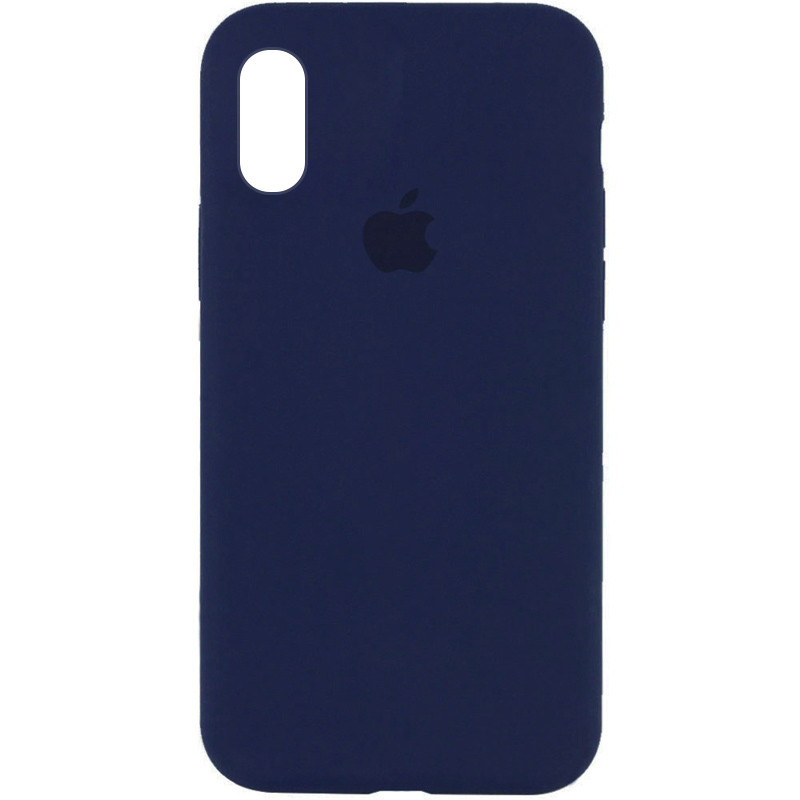 Чохол Silicone Case Full Protective (AA) на Apple iPhone XR (6.1") (Синій / Deep navy)