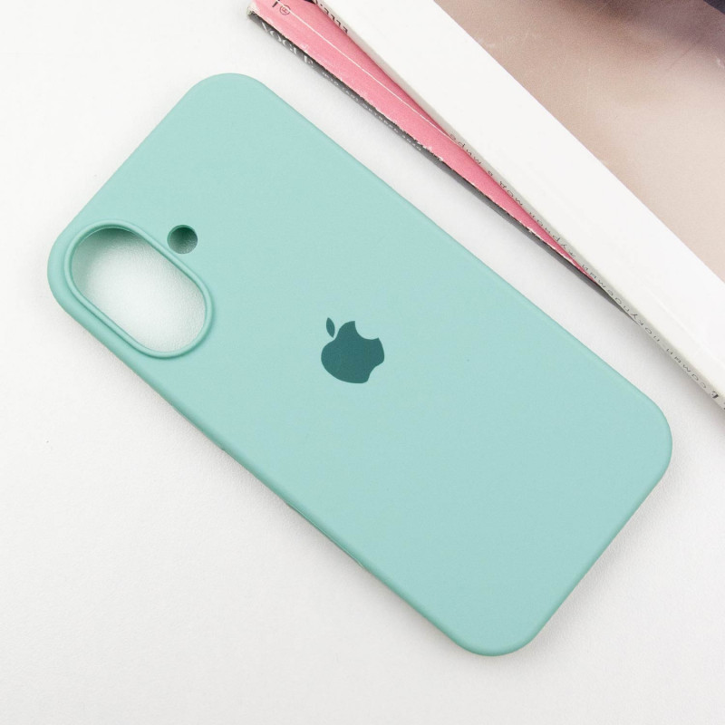 Фото Чохол Silicone Case Full Protective (AA) на Apple iPhone 16 (6.1") (Бірюзовий / Beryl) на vchehle.ua