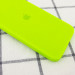 Фото Чехол Silicone Case Square Full Camera Protective (AA) для Apple iPhone 11 Pro Max (6.5") (Салатовый / Neon green) в магазине vchehle.ua