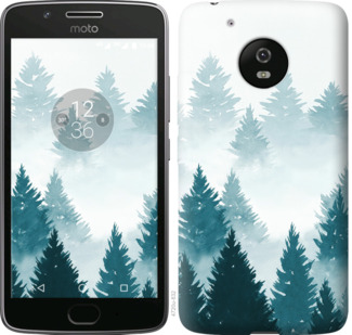 

Чехол Акварельные Елки для Motorola Moto G5 862879