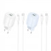 СЗУ Borofone BA94A Lustrous PD30W+QC3.0 (1USB-A/1C) + кабель Type-C to Lightning