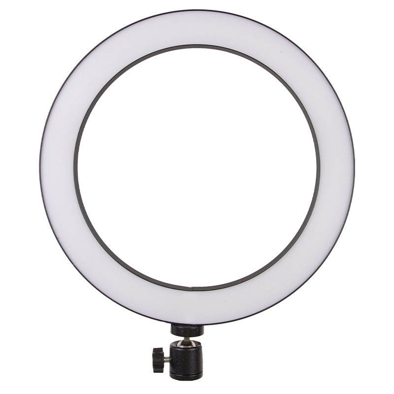 Кільцева світлодіодна LED лампа Flat Ring 8" (Black)