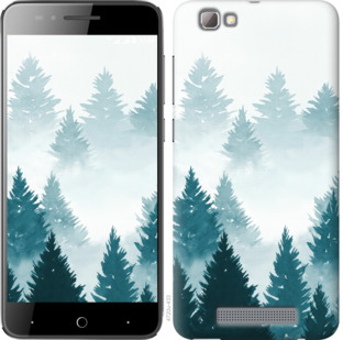 

Чехол Акварельные Елки для ZTE A610 863012