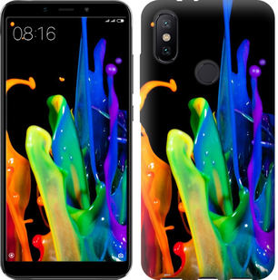

Чохол бризки фарби для Xiaomi Mi A2 654567