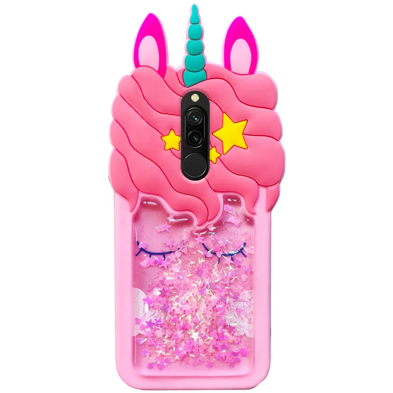 

Силиконовый чехол Unicorn 3D для Xiaomi Redmi 8 (Розовый) 789170