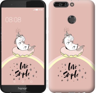 

Чехол Единорожка в пончике для Huawei Honor V9 719545