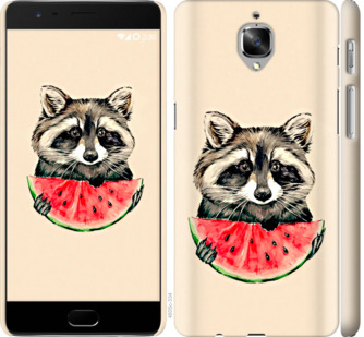 

Чехол Енотик с арбузом для OnePlus 3T 800158