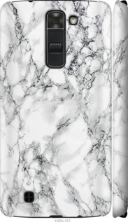 Чехол Мрамор белый для LG K7