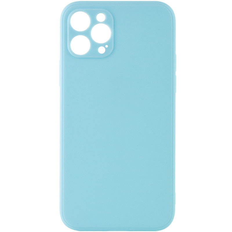 Силіконовий чохол Candy Full Camera на Apple iPhone 12 Pro Max (6.7") (Бірюзовий / Turquoise)