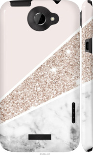 Чохол Пастельний мармур на HTC One X+