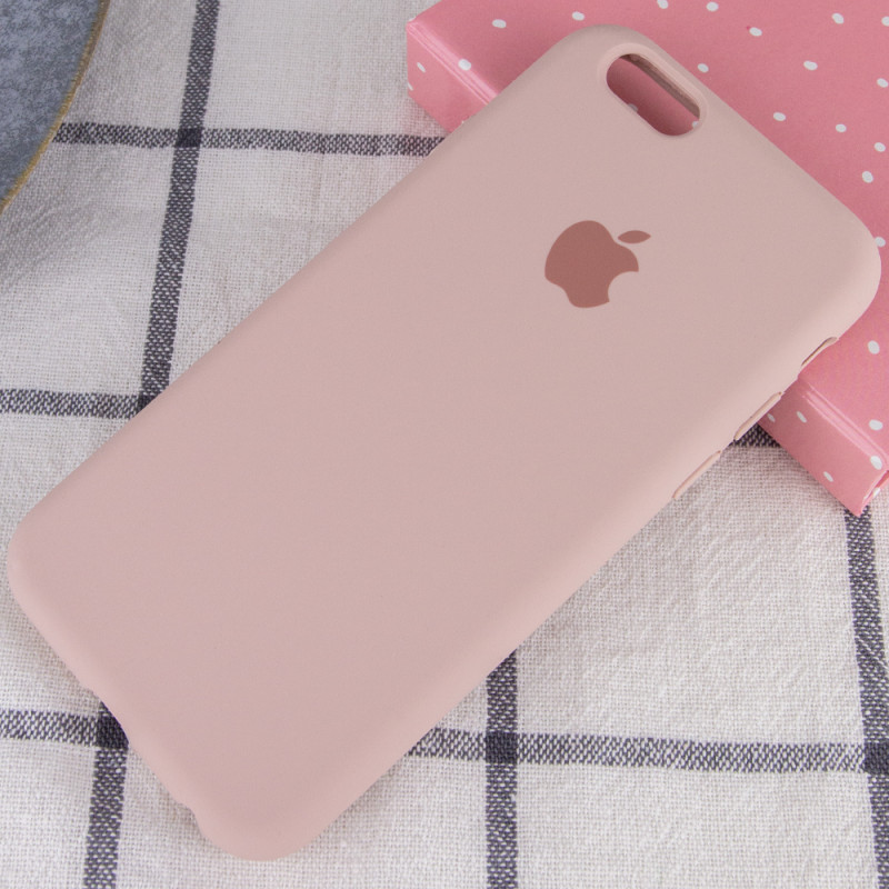 Фото Чохол Silicone Case Full Protective (AA) на Apple iPhone 6/6s (4.7") (Рожевий / Pink Sand) на vchehle.ua