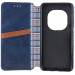 Шкіряний чохол-книжка GETMAN Cubic (PU) на Xiaomi Redmi Note 14 Pro 5G / 14 Pro+ (Синій) в магазині vchehle.ua
