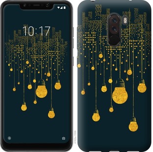 

Чехол Иллюстрация ночного города для Xiaomi Pocophone F1 671374