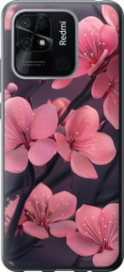 Чехол Пурпурная сакура для Xiaomi Redmi 10C
