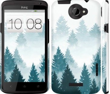 

Чохол Акварельні Ялинки на HTC One X+ 862485