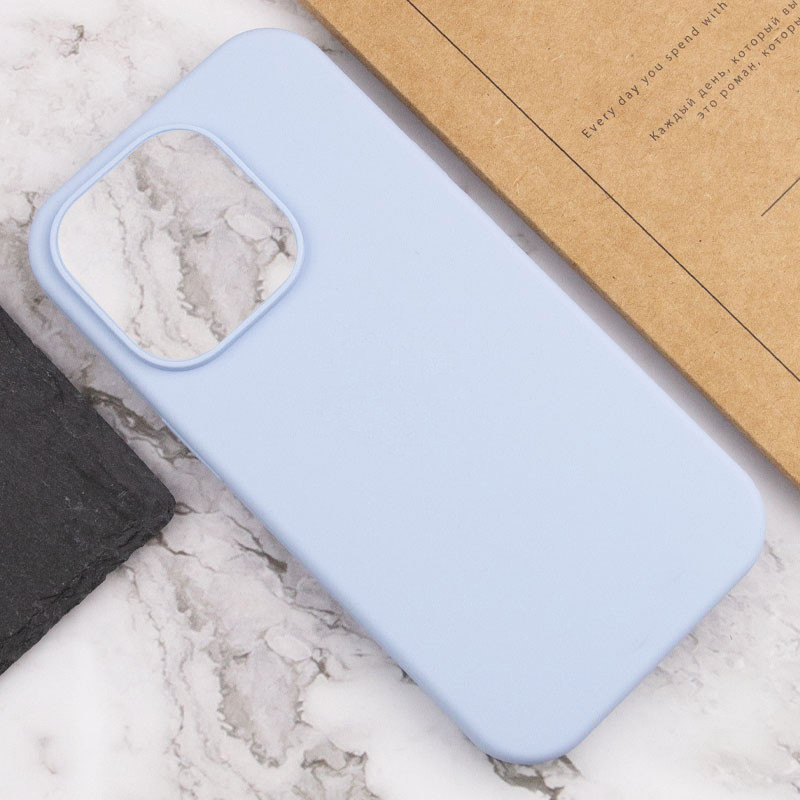Чехол Silicone Case Full Protective (AA) NO LOGO для Apple iPhone 14 Pro (6.1") (Голубой / Lilac Blue) в магазине vchehle.ua