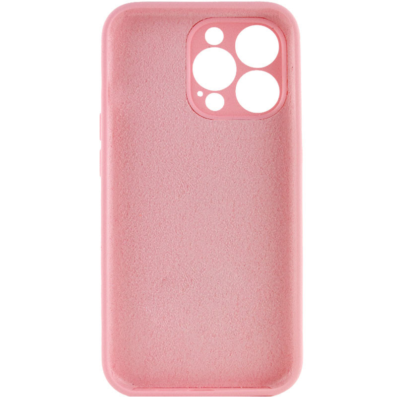 Фото Чехол Silicone Case Full Camera Protective (AA) NO LOGO для Apple iPhone 13 Pro Max (6.7") (Розовый / Light pink) на vchehle.ua