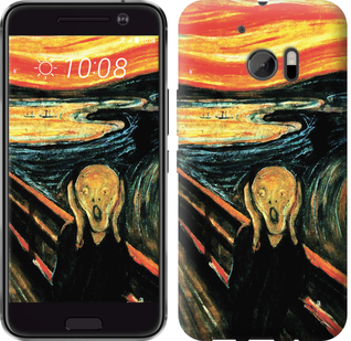 

Чехол Крик Мунка для HTC 10 266070