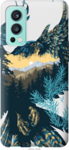 Чехол Арт-орел на фоне природы для OnePlus Nord 2