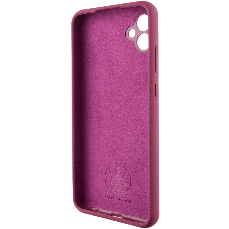 Чохол Silicone Cover Lakshmi Full Camera (AAA) на Samsung Galaxy A07 (Бордовий / Plum) в магазині vchehle.ua