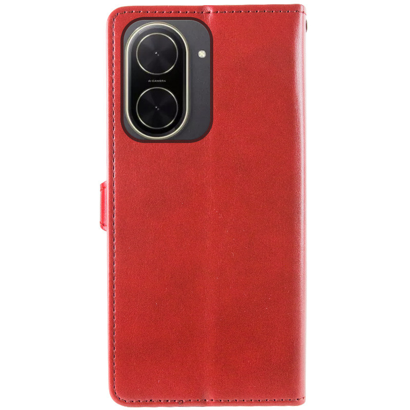 Фото Шкіряний чохол-книжка GETMAN Gallant (PU) для Xiaomi Poco C71 (Червоний) на vchehle.ua