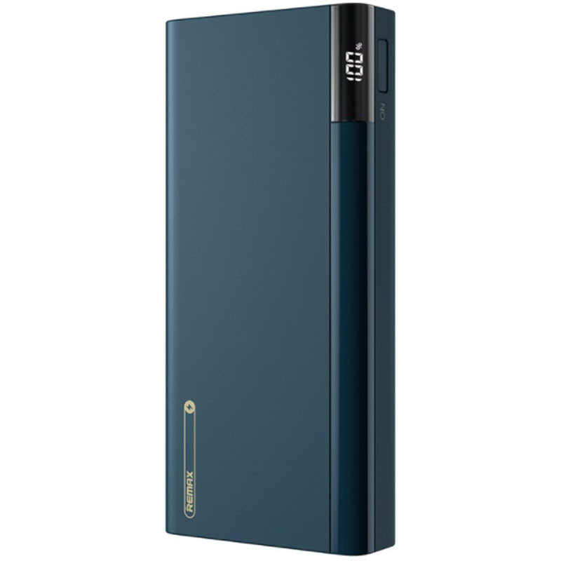 Фото Уценка Портативное ЗУ Power Bank Remax RPP-257 Riji QC22.5W+PD20W 30000 mAh (Дефект упаковки / Синий) на vchehle.ua