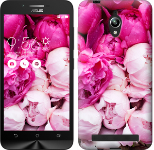 

Чехол Розовые пионы для Asus Zenfone Go ZC500TG 227214